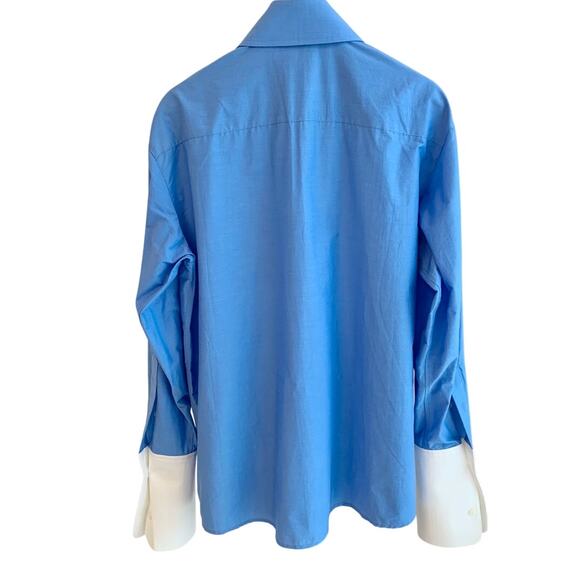 Helsa Classic Oversized Shirt in Tech Poplin S - Picture 7 of 7